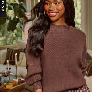 VICI Collection Elouise Knit Oversized Pullover Sweater